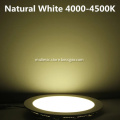 3w recessed round ceiling led panel light